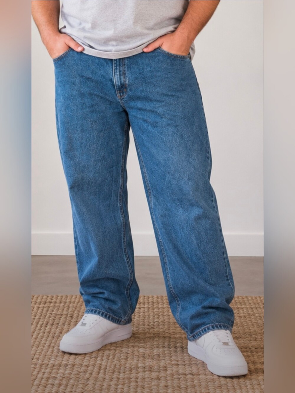 Carhartt B17 DST Relaxed Fit Jeans Men’s 50x32 Blue Denim Workwear